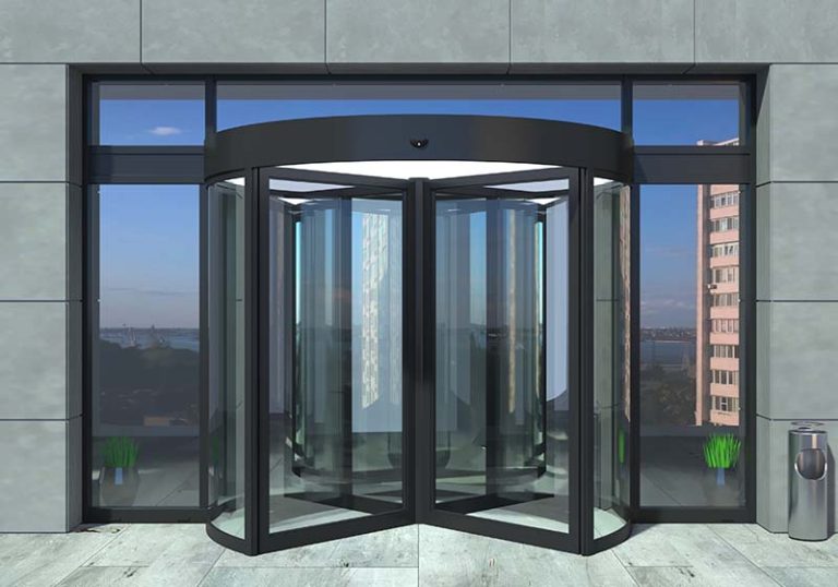 pintu revolving otomatis